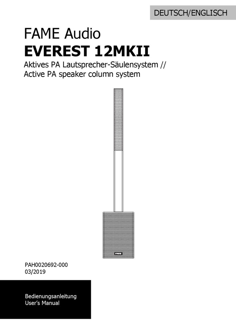 Fame Audio EVEREST 12MKII user manual
