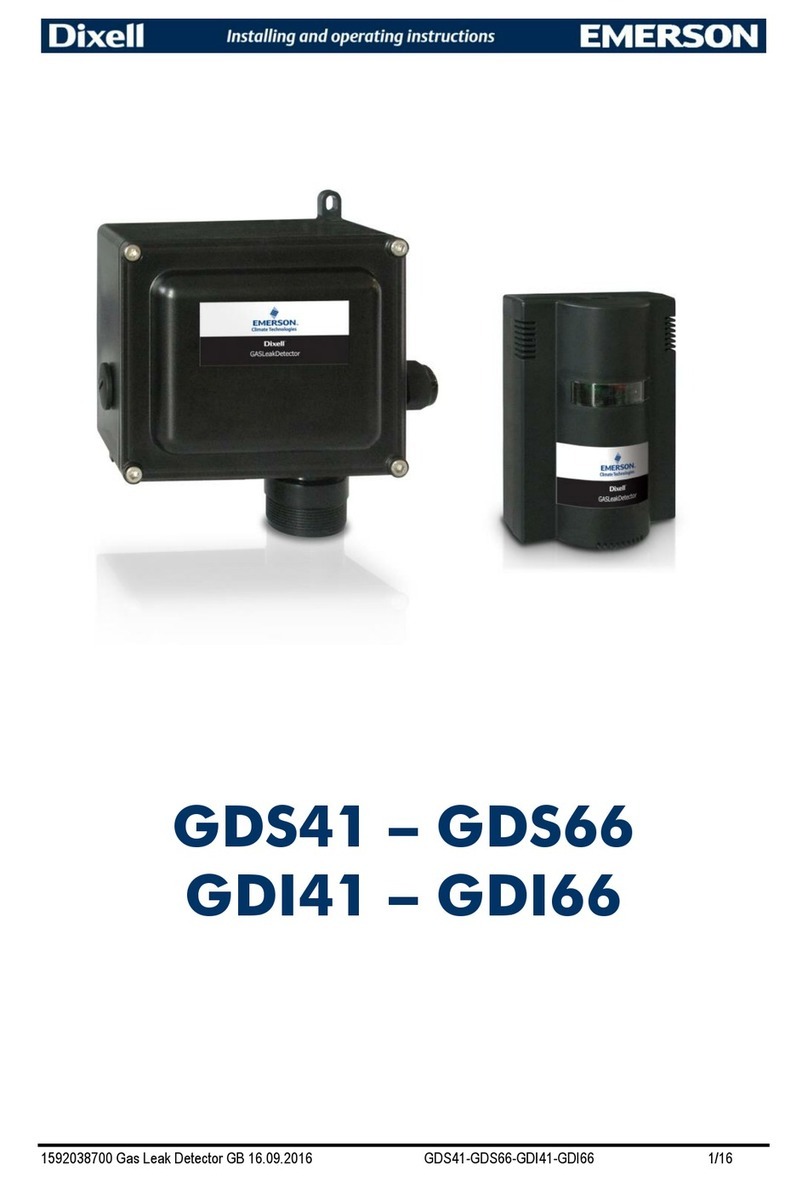 Emerson Dixell GDS41 Wiring diagram