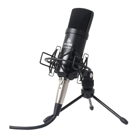 Devine M-Mic XLR W user manual