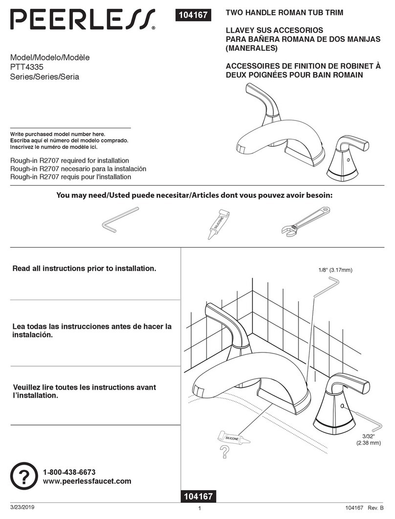 PEERLESS PTT4335 Series User manual