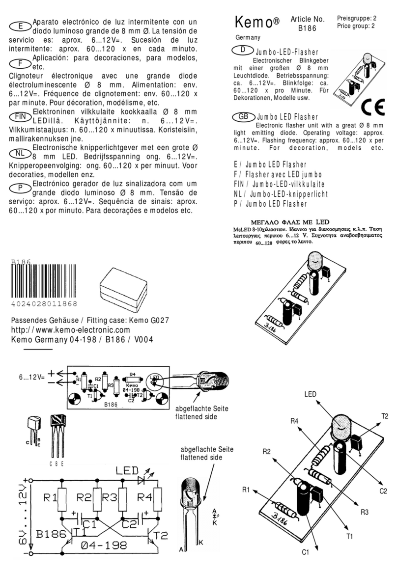 Kemo B186 manual