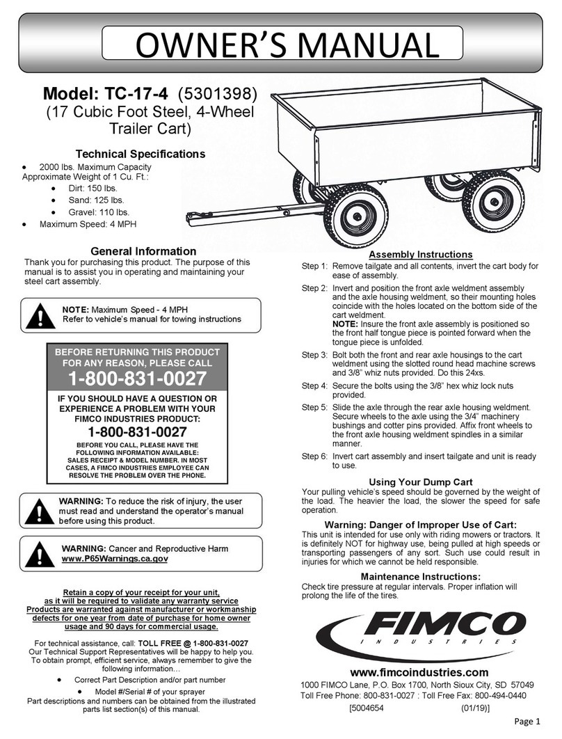 Fimco TC-17-4 User manual