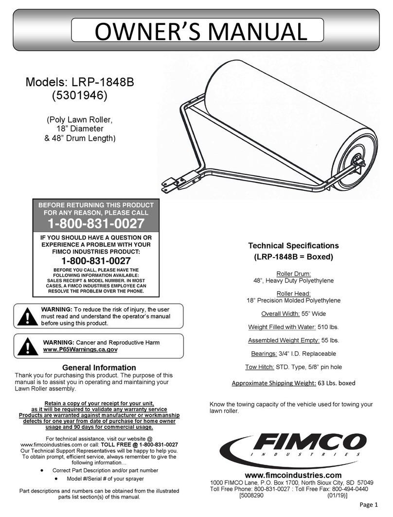 Fimco LRP-1848B owner's manual