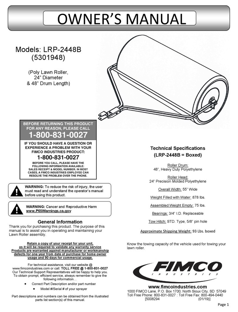 Fimco LRP-2448B owner's manual Fimco LRP-2448B owner's manual