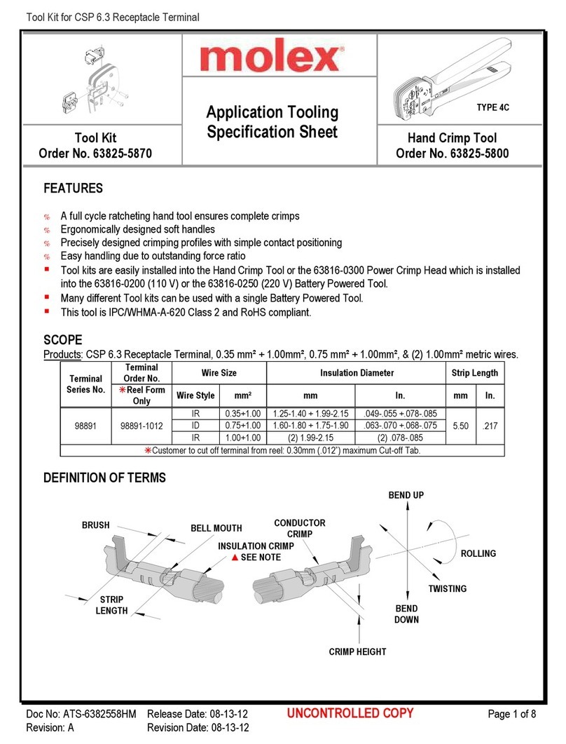 molex 63825-5800 User guide