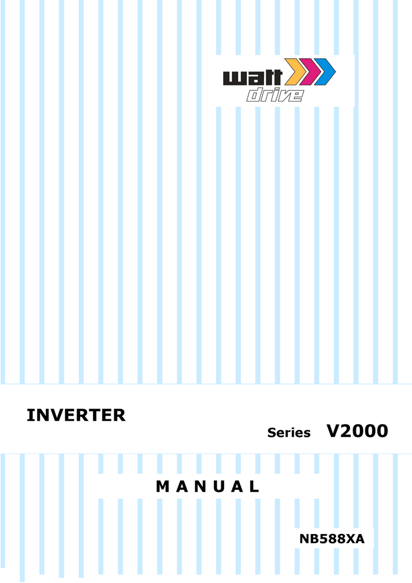 Watt Drive V2000 Series manual