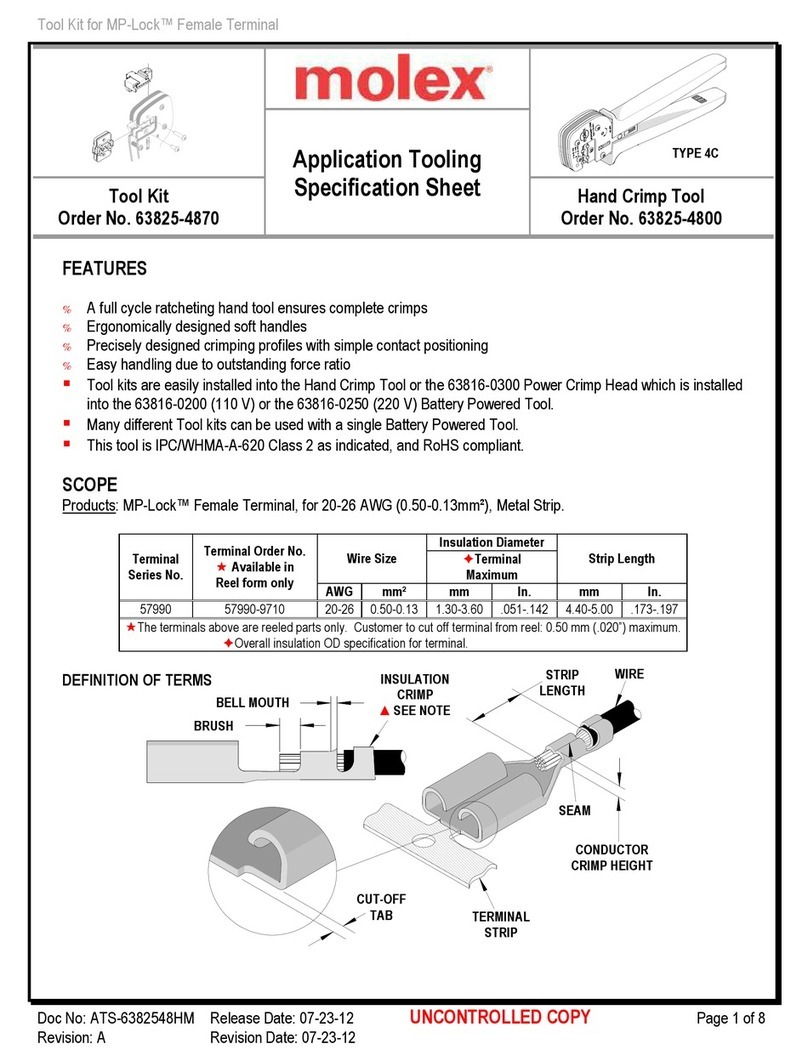 molex 63825-4800 User manual molex 63825-4800 User manual