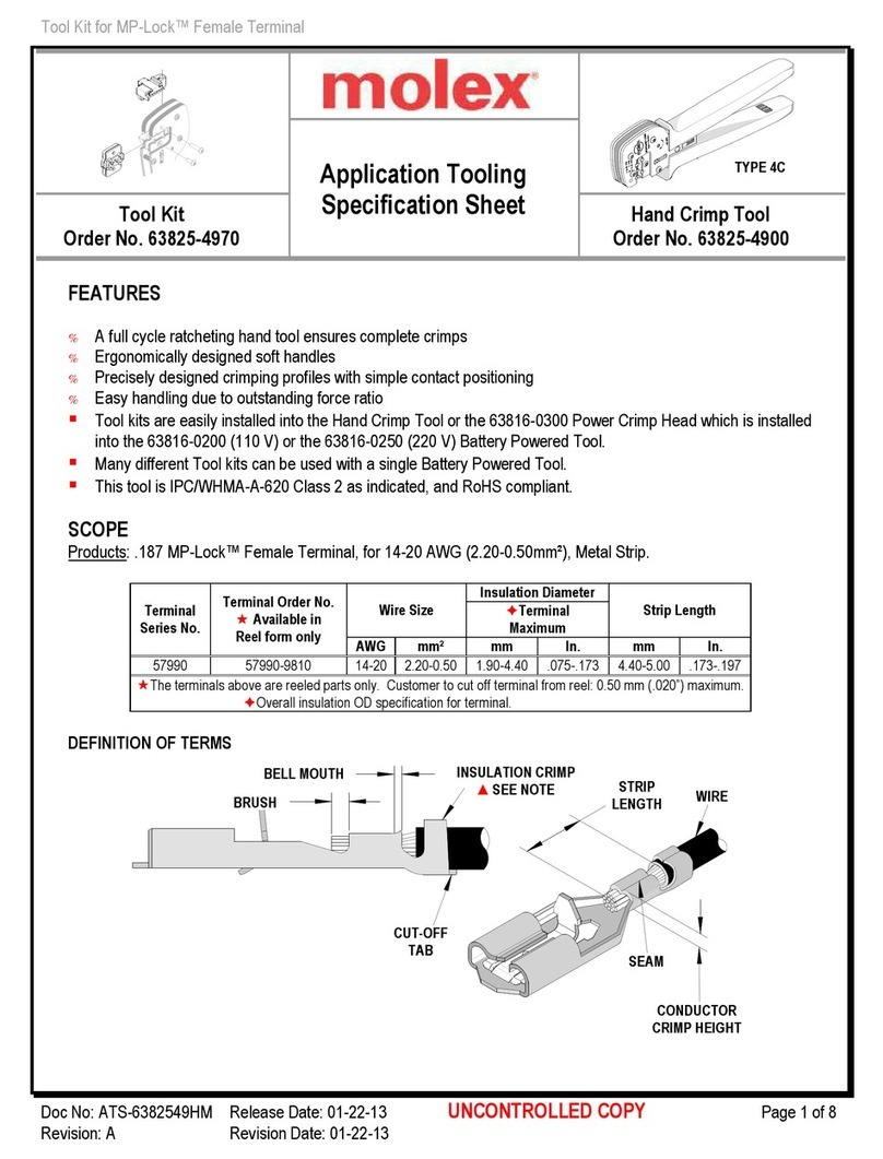 molex 63825-4970 User manual