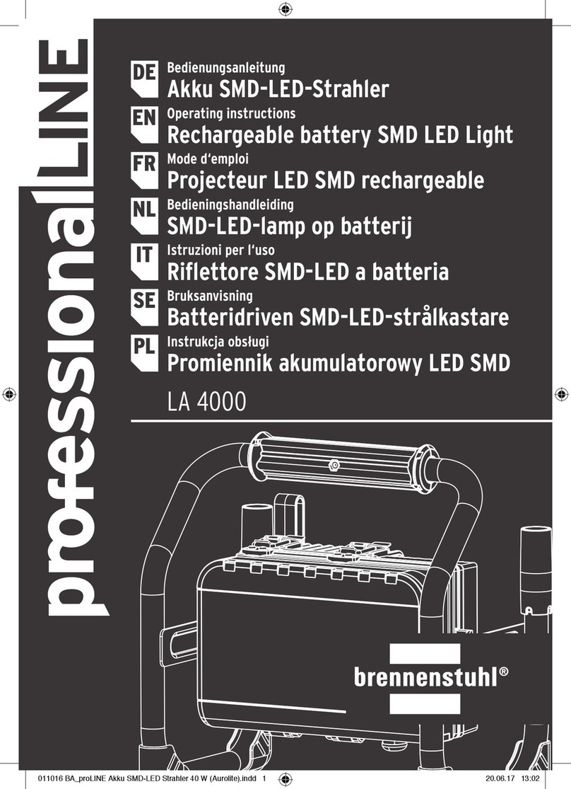 brennenstuhl professionalLINE LA 4000 operating instructions