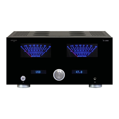 Advance Paris X-i1000 quick start
