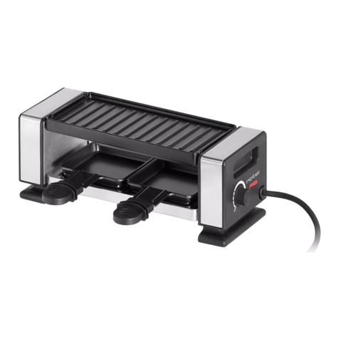 Rotel RACLETTEGRILL1242CH Instructions for use
