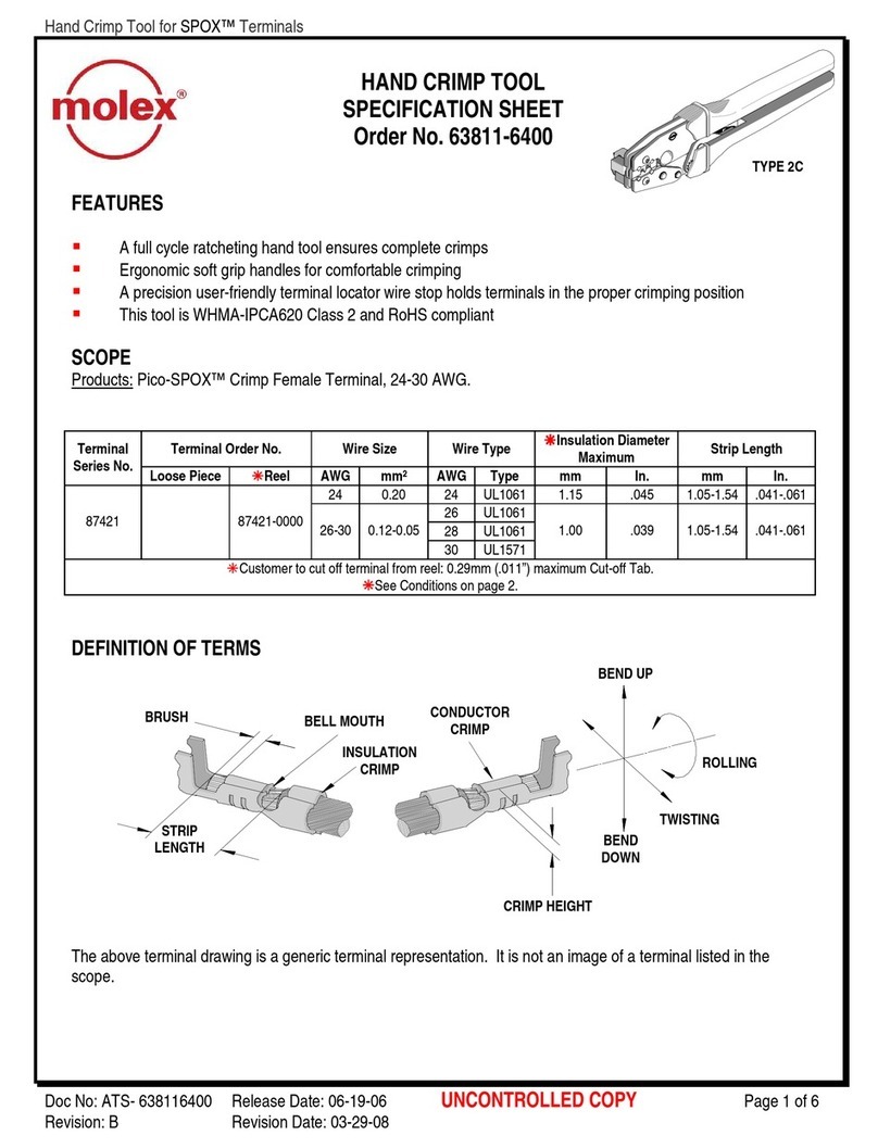 molex 63811-6400 User manual