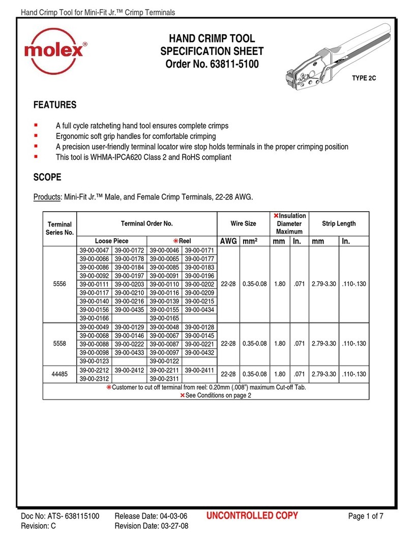 molex 63811-5100 User manual molex 63811-5100 User manual