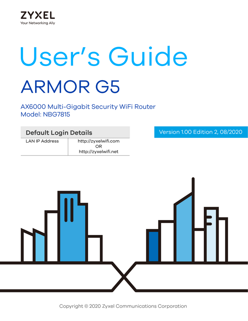 ZyXEL Communications ARMOR G5 User manual