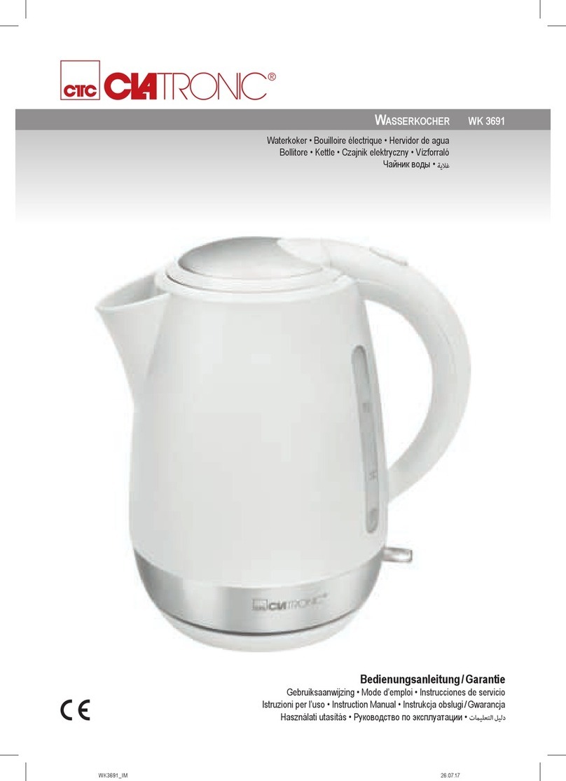Clatronic WK 3691 User manual