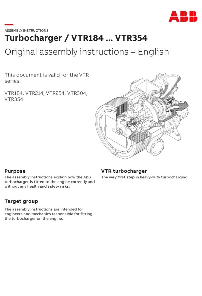 ABB VTR Series Assembly instructions