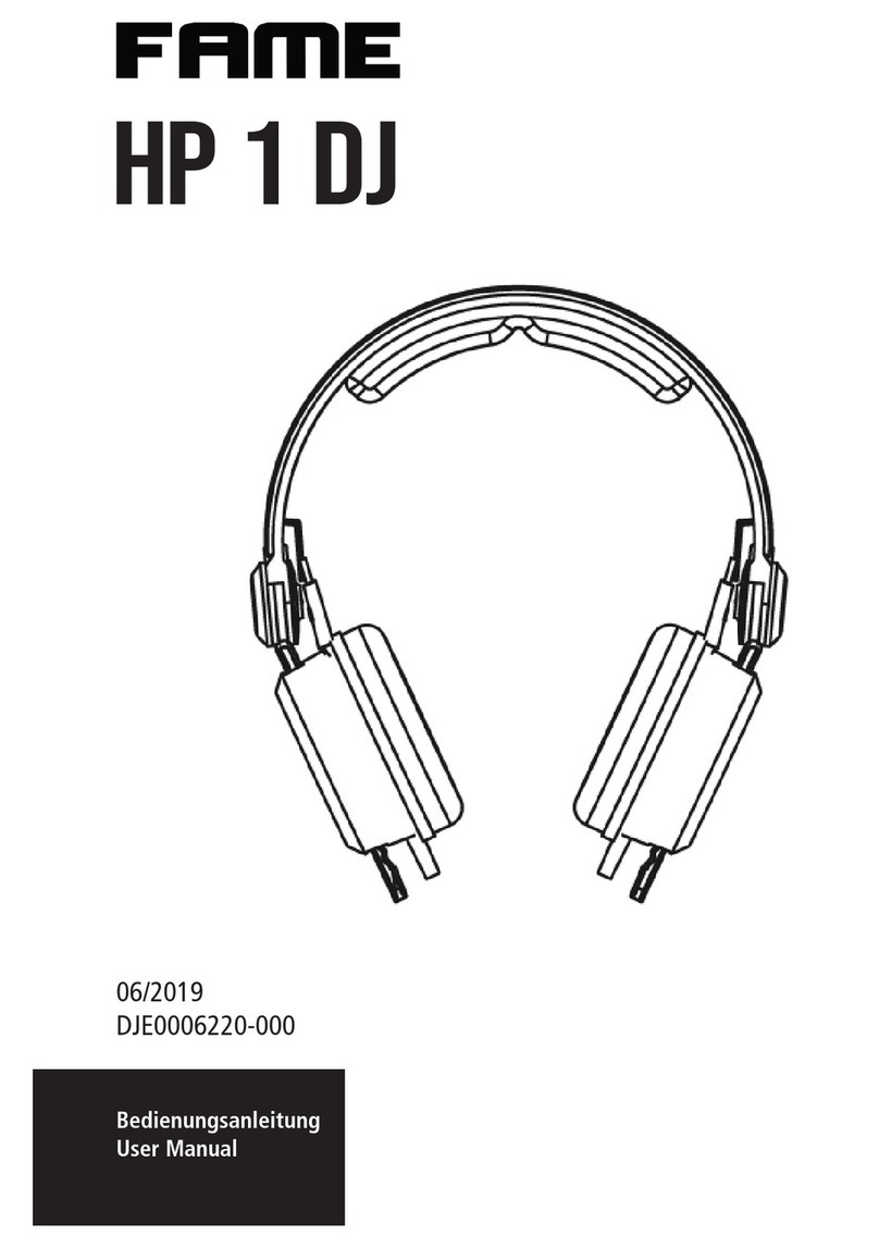 FAME HP 1 DJ user manual