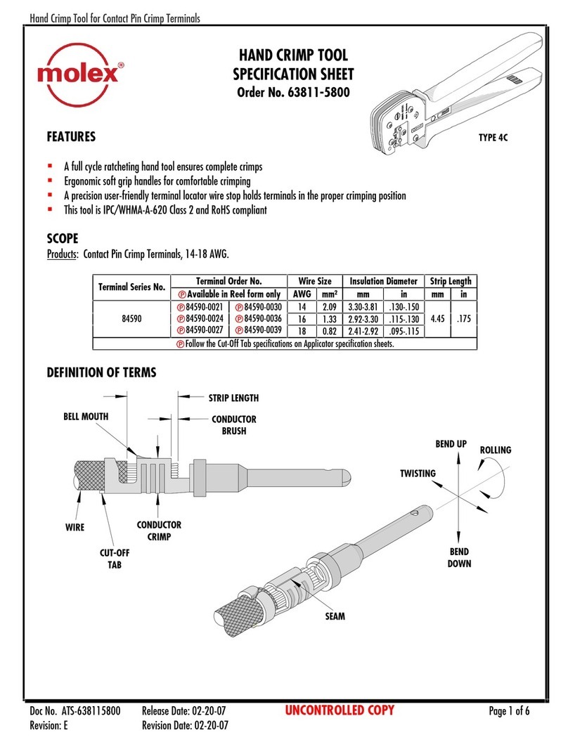 molex 63811-5800 User manual molex 63811-5800 User manual
