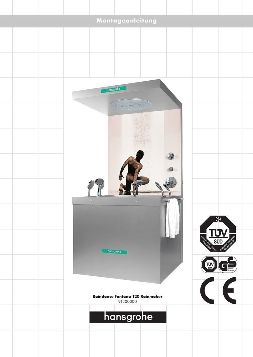 Hans Grohe Raindance Fontana 120 Rainmaker 91200000 manual