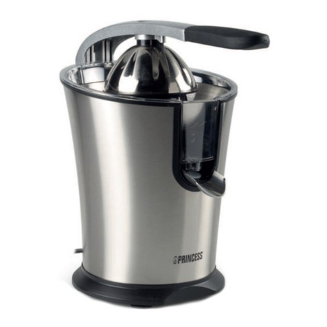 Princess Master Juicer User manual