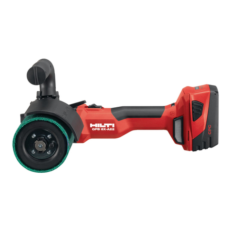Hilti GPB 6X-A22 User manual