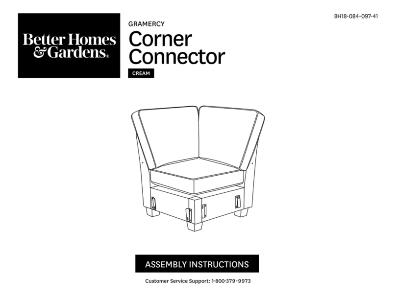 Better Homes and Gardens GRAMERCY BH18-084-097-41 Assembly instructions Better Homes and Gardens GRAMERCY BH18-084-097-41 Assembly instructions