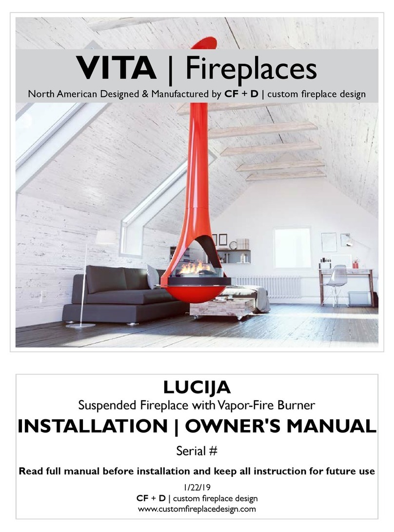 CF+D VITA LUCIJA Installation & owner's manual