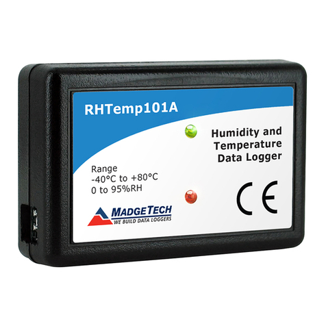 MadgeTech RHTemp101A Specification sheet