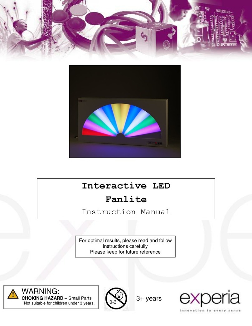 Experia Interactive LED Fanlite User manual