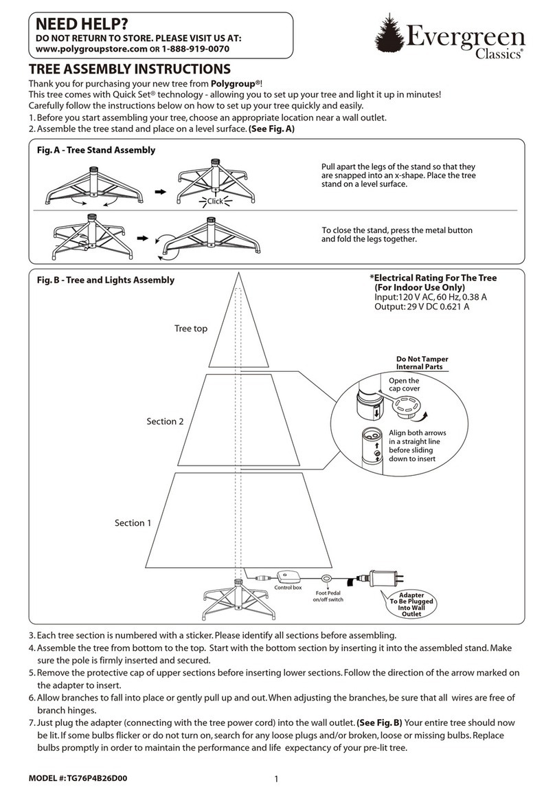 Polygroup Evergreen Classics TG76P4B26D00 User manual