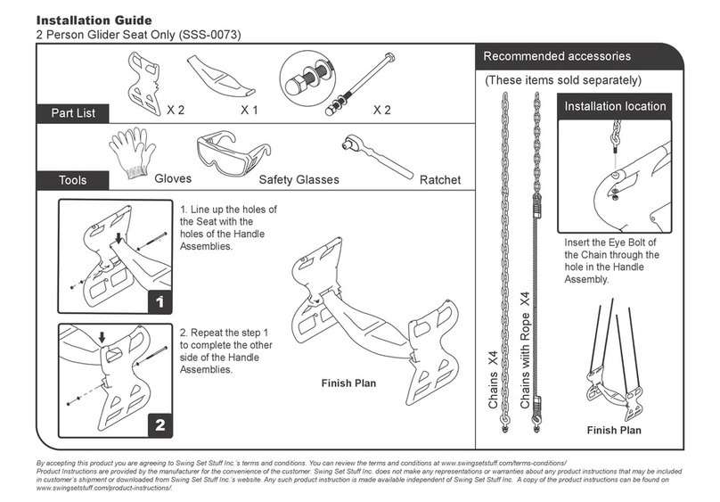 Swing Set Stuff SSS-0073 User manual