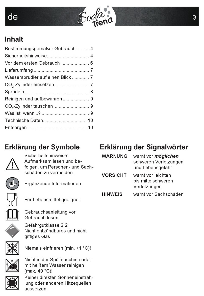 Soda Trend P00268 User manual