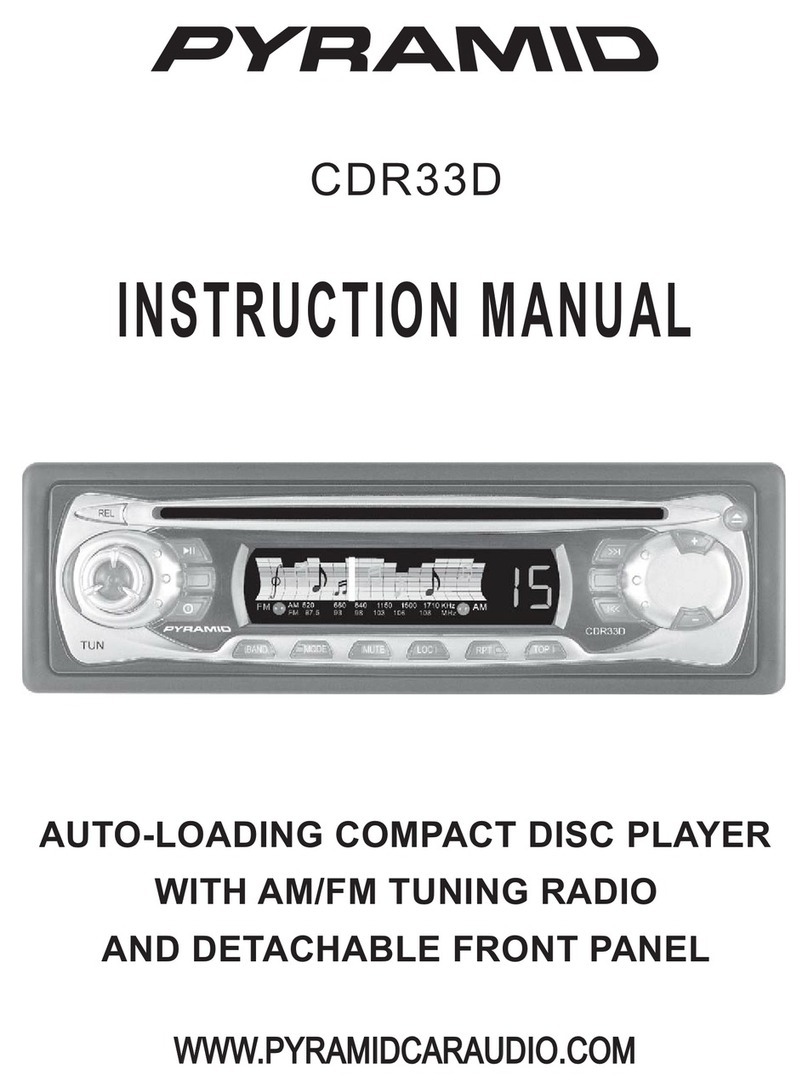 Pyramid CDR33D User manual