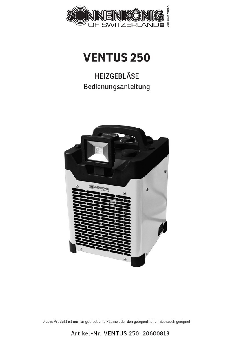 Sonnenkonig VENTUS 250 User manual