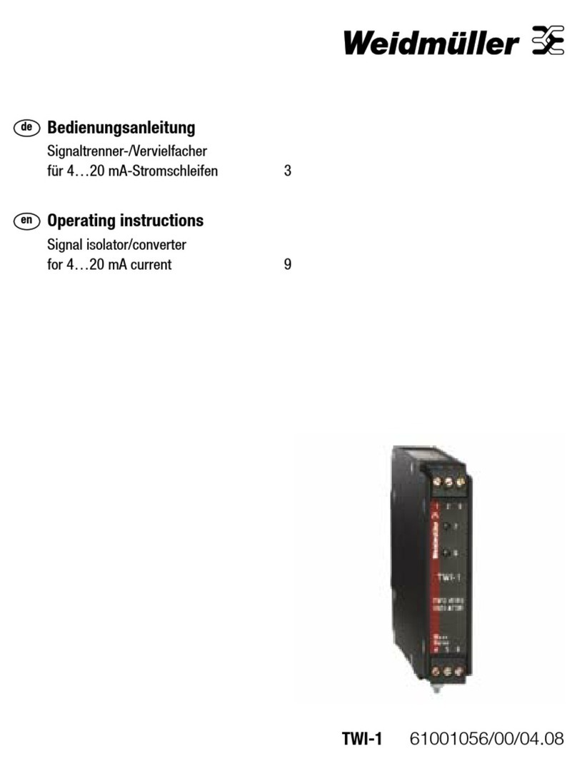 Weidmüller TWI-1 User manual