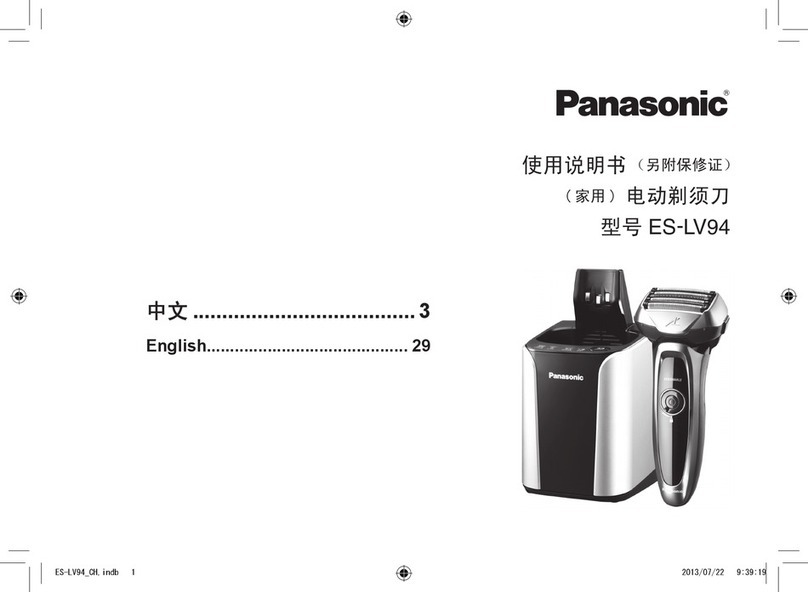 Panasonic ES-LV94 User manual
