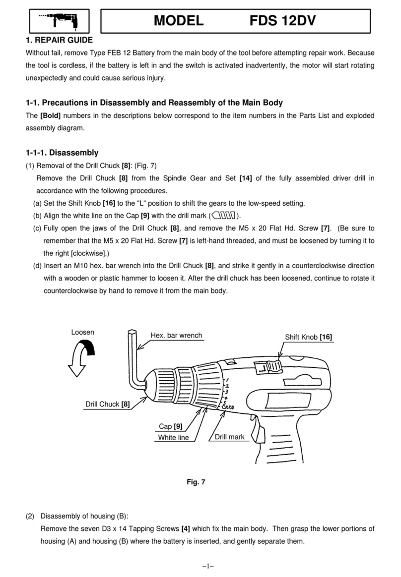 Hitachi FDS 12DV User manual