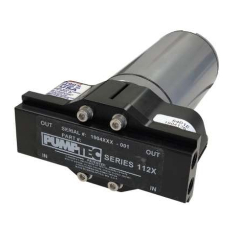 Pumptec 112X Series Operating instructions and parts manual
