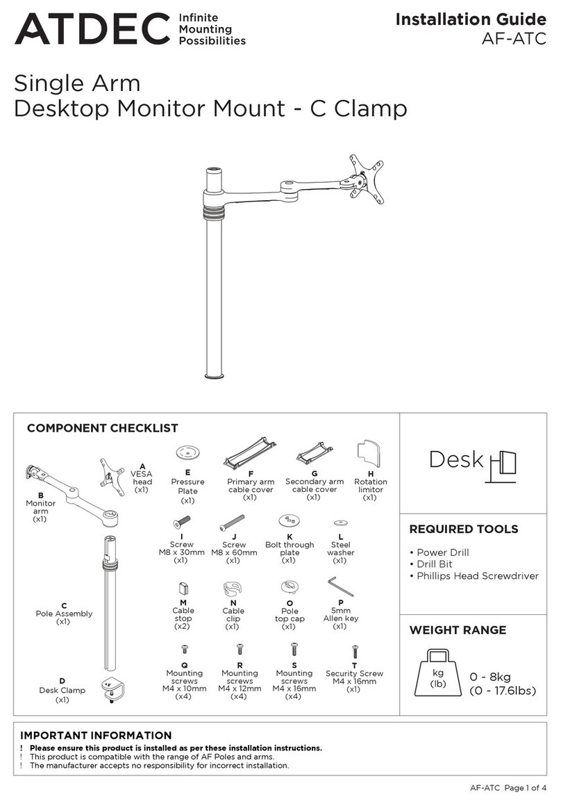 Atdec AF-ATC User manual