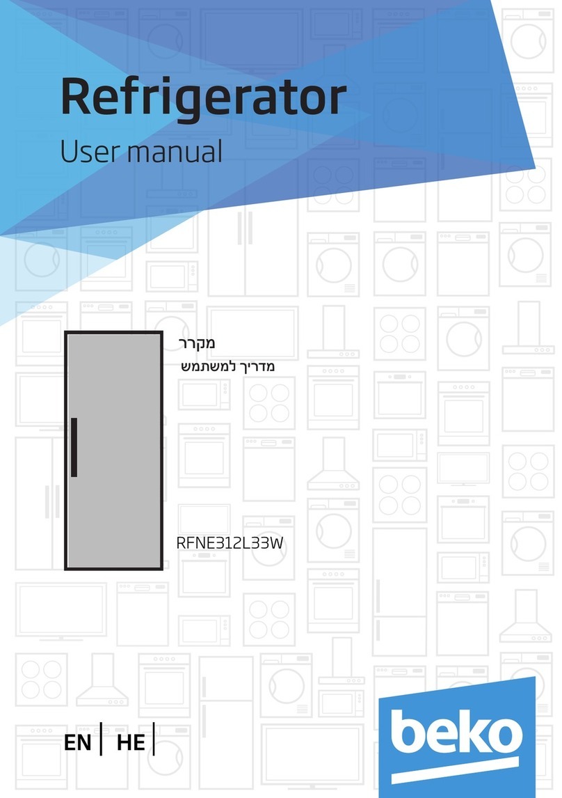 Beko RFNE312L33W User manual Beko RFNE312L33W User manual