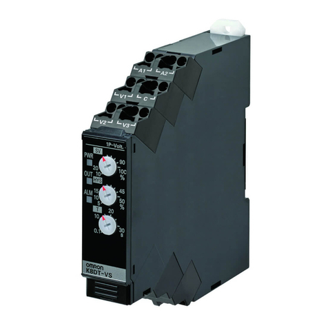 Omron K8DT-VS Series User manual Omron K8DT-VS Series User manual