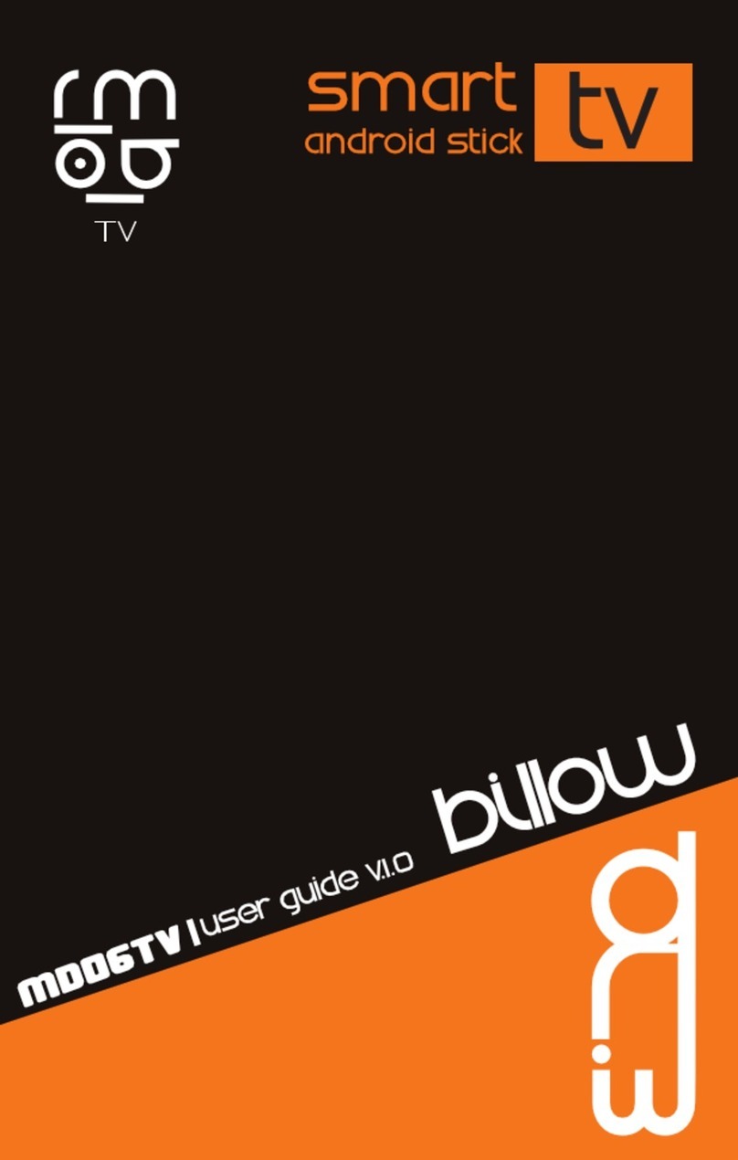Billow Technology MD06TV user manual