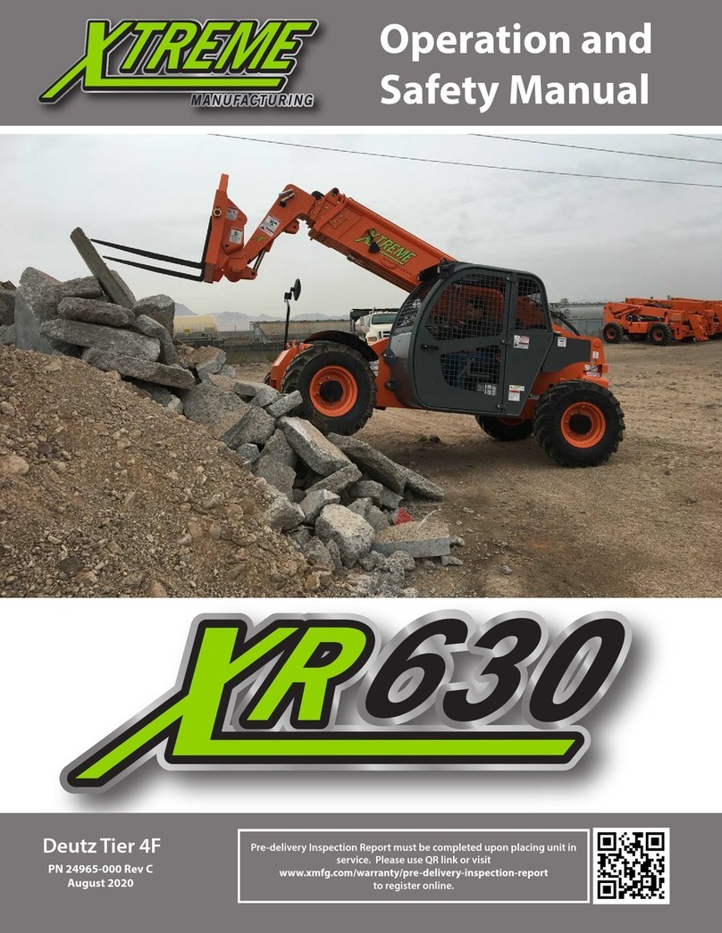 Xtreme Manufacturing XR630 Operation and safety manual