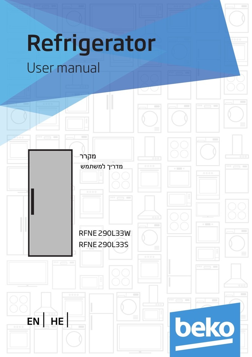 Beko RFNE 290L33W User manual