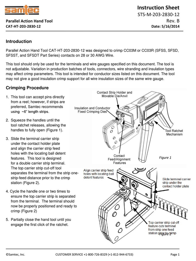 Samtec CAT-HT-203-2830-12 User manual