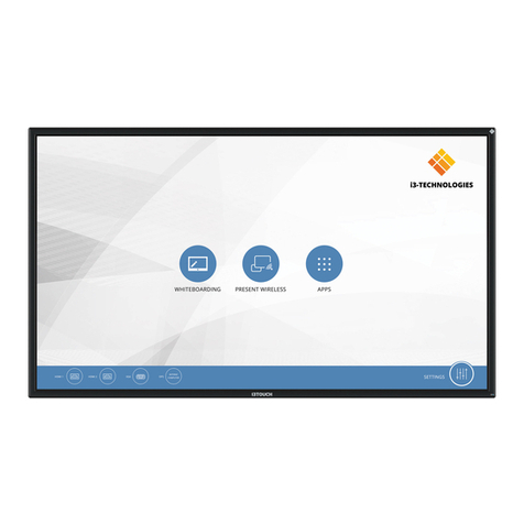 i3-TECHNOLOGIES i3TOUCH E10r User manual