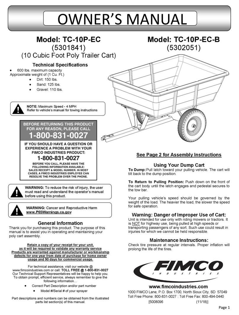 Fimco TC-10P-EC-B owner's manual