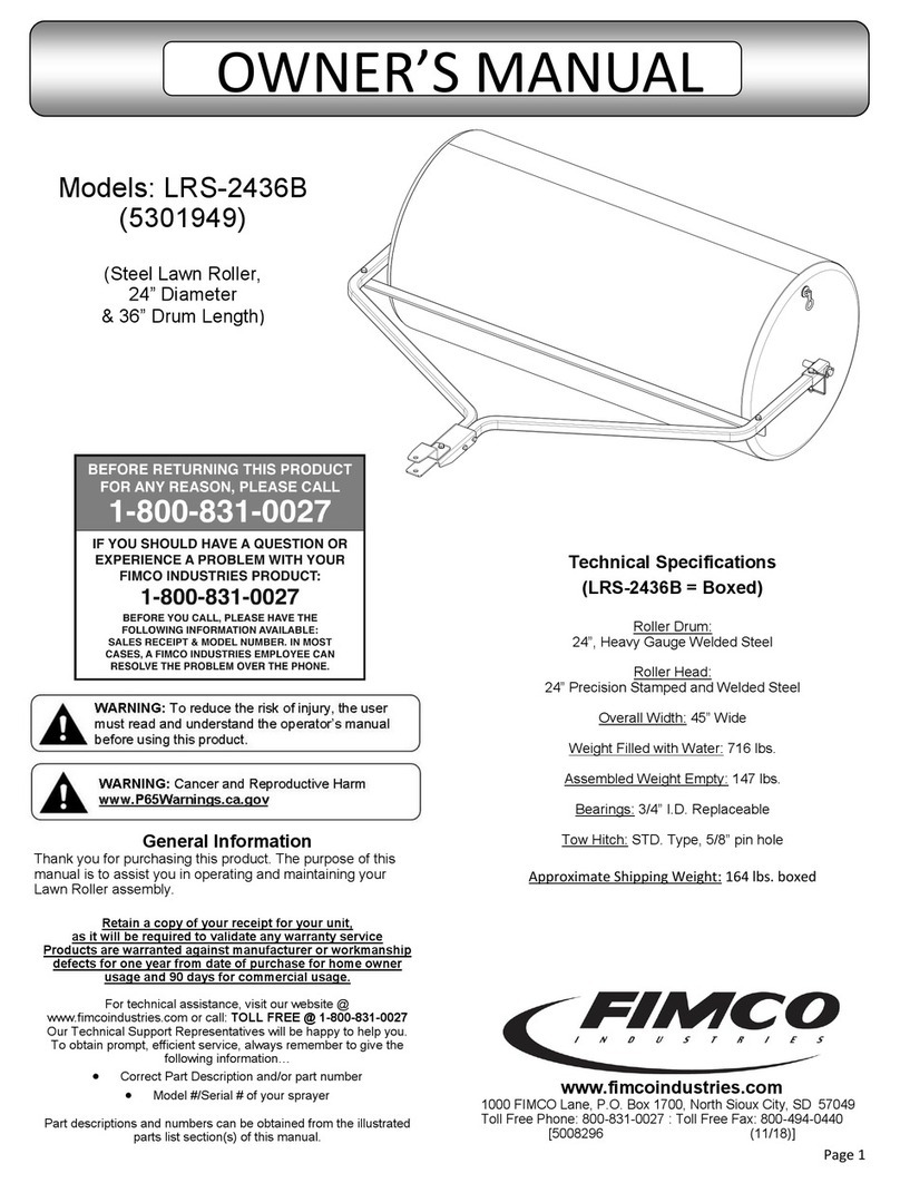 Fimco LRS-2436B User manual