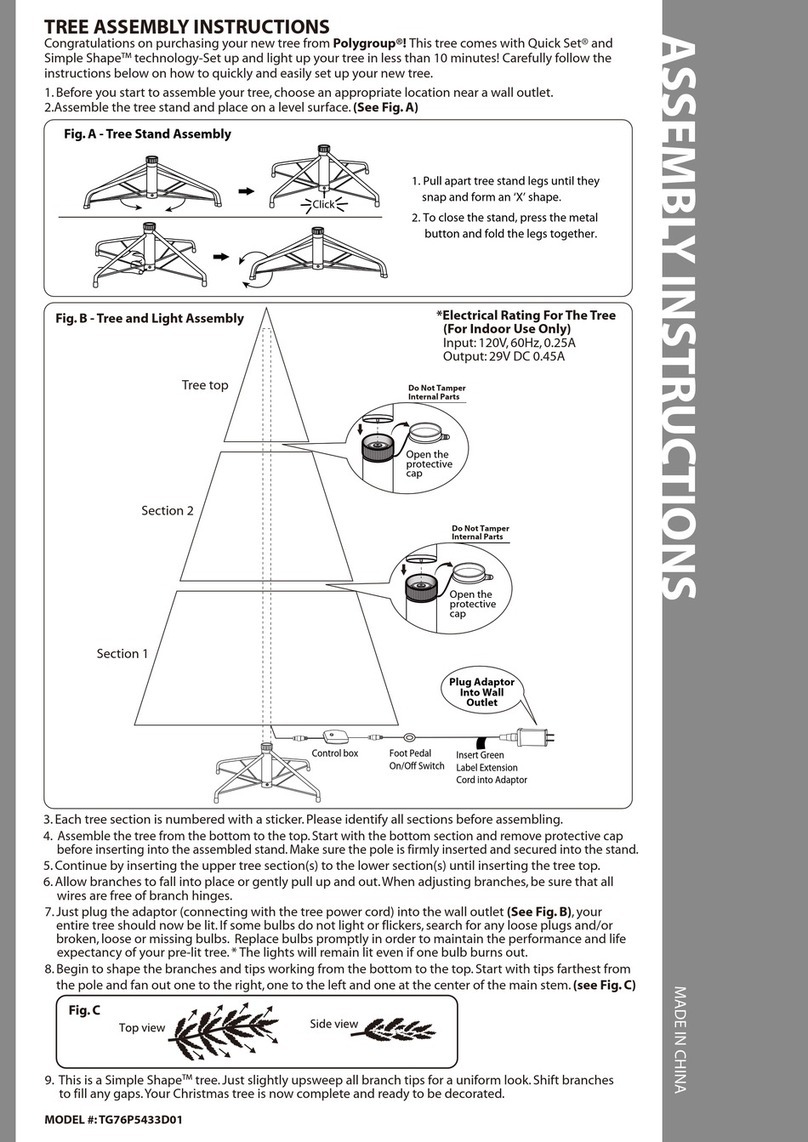 Polygroup TG76P5433D01 User manual