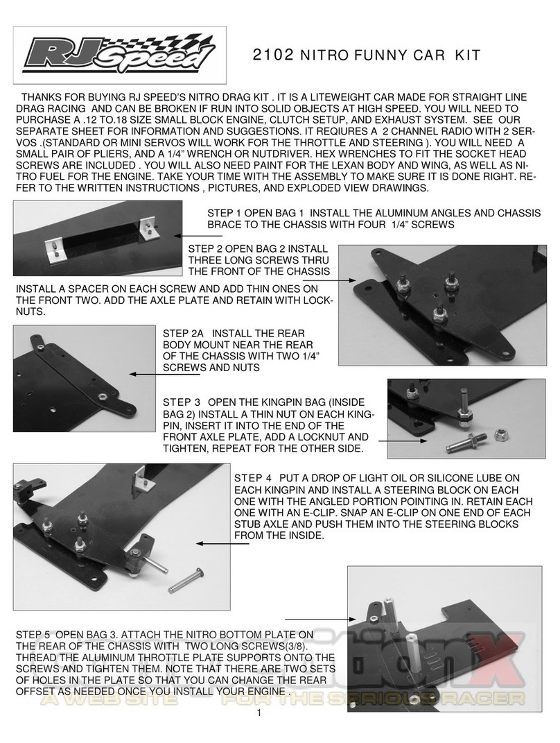 RJ Speed Nitro Funny Car 2102 manual